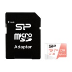 SILICON POWER κάρτα μνήμης microSDXC Superior, 128GB, C10 UHS-I U3 A1 V30