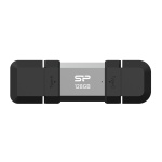 SILICON POWER USB Flash Drive C51, USB/USB-C, 128GB, 120MBps, ασημί - Image 3