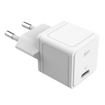 SILICON POWER φορτιστής τοίχου SP20WASYQM121PCW, USB-C, PD 20W, λευκός