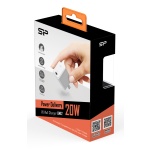 SILICON POWER φορτιστής τοίχου SP20WASYQM121PCW, USB-C, PD 20W, λευκός - Image 3
