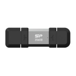 SILICON POWER USB Flash Drive C51, USB/USB-C, 256GB, 200MBps, ασημί - Image 3