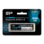 SILICON POWER SSD PCIe Gen3x4 P34A60 M.2 2280, 512GB, 2.200-1.600MB/s - Image 3