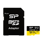SILICON POWER κάρτα μνήμης microSDXC Inspire, 512GB, UHS-I U3 A1 V30