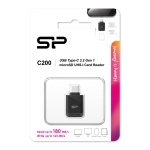 SILICON POWER card reader C200 για micro SD, USB-C, USB 3.2, 180/165MBps, μαύρο - Image 4