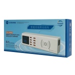 SUNSHINE σταθμός φόρτισης SS-309WD, 8x USB 8A, wireless 10W, λευκός - Image 4