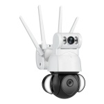 SECTEC smart κάμερα ST-428-4M-DL με προβολείς, dual lens, 4MP, Onvif PTZ