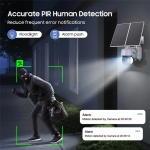 SECTEC smart ηλιακή κάμερα ST-518, 3MP, 4G, PIR, PTZ, SD, 20000mAh, IP65 - Image 5