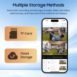 SECTEC smart ηλιακή κάμερα ST-5986M, 3MP dual lens, 20x zoom, WiFi, SD, PTZ - Image 3