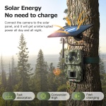 SECTEC smart ηλιακή κάμερα κυνηγού ST-HC809, 3MP, 4G, PIR, SD, IP66 - Image 2