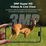 SECTEC smart ηλιακή κάμερα κυνηγού ST-HC809, 3MP, 4G, PIR, SD, IP66 - Image 4