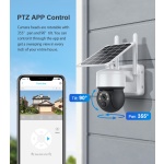 SECTEC smart ηλιακή κάμερα ST-S517C-3M, 3MP, PIR, PTZ, cloud/micro SD - Image 5