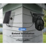 SECTEC smart ηλιακή 4G κάμερα ST-S588M-3M-4G, 3MP, PIR, cloud/micro SD - Image 3