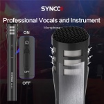 SYNCO μικρόφωνο χειρός SY-E10-MIC, δυναμικό, καρδιοειδές, XLR, μαύρο - Image 4