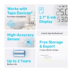 TP-LINK smart θερμόμετρο & υγρασιόμετρο Tapo T315, -20~60 °C, Ver 1.0 - Image 2