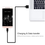 USAMS καλώδιο USB σε USB-C US-SJ099 U-Turn, 2.1A, 1m, μαύρο - Image 3