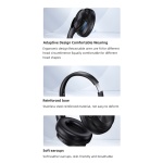 USAMS headphones YH21, ασύρματα & ενσύρματα, Φ40mm, 500mAh, μαύρα - Image 4