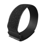 POWERTECH ιμάντας τύπου velcro TIES-026, 45x2cm, μαύρος, 10τμχ - Image 2