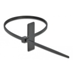 POWERTECH δεματικά καλωδίων TIES-033 με ετικέτα, 100x2.5mm, μαύρα, 25τμχ - Image 2