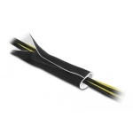 Ταινία νεοπρενίου τύπου Velcro TIES-037, 13.5cm, 1.5m, μαύρη/λευκή - Image 2