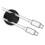 POWERTECH οργανωτές καλωδίων TIES-073, 2 θέσεις, Φ7mm, μαύρο, 10τμχ - Image 2