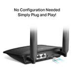 TP-LINK Wireless N Router TL-MR100, 4G LTE, Wi-Fi 300Mbps, Ver. 1.2 - Image 2
