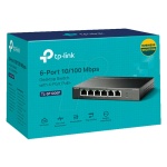 TP-LINK desktop switch TL-SF1006P, 6-Port 10/100Mbps, 4x PoE+, Ver. 1.0 - Image 5