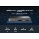 TP-LINK JetStream switch TL-SG2210MP, 10-Port Gigabit, 8x PoE+, Ver. 4.0 - Image 2