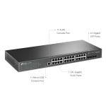 TP-LINK L2+ managed switch TL-SG3428, 24-Port Gigabit, 4x SFP, Ver. 2.0 - Image 2