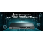 TP-LINK L2+ Managed Switch TL-SG3428XMP, 24x PoE+, 4x SFP+, Ver. 2.0 - Image 2