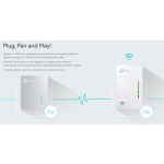 TP-LINK Wi-Fi AV600 Powerline Extender Kit TL-WPA4220, 300Mbps, Ver. 4.0 - Image 2