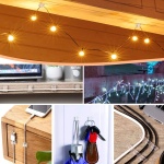 Οργανωτής καλωδίων TOOL-0090, 5x8mm, διαφανές, 50τμχ - Image 2