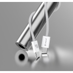 CELEBRAT καλώδιο USB-C U600, 60W, 480Mbps, 1m, λευκό - Image 2