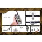 ULEFONE θήκη ζώνης για smartphone UAN07, γκρι - Image 3