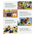 ULEFONE θήκη προστασίας & μεταφοράς UAS07 για tablet Armor Pad 4 series, μαύρη - Image 5