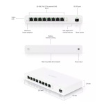 UBIQUITI router UISP-R, 8x Gigabit Ethernet Θύρες, 1000Mbps, PoE 30W - Image 2