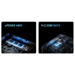 MINISFORUM mini PC UN100L, Intel CPU N100, 16/512GB SSD, Windows 11 Pro - Image 5