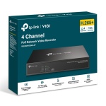 TP-LINK NVR καταγραφικό VIGI NVR1004H-4P, 8MP, 4 κανάλια PoE, Ver. 1.0 - Image 4