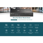 TP-LINK NVR καταγραφικό VIGI NVR1004H-4P, 8MP, 4 κανάλια PoE, Ver. 1.0 - Image 2