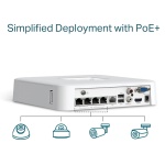TP-LINK NVR καταγραφικό VIGI NVR1104H-4P, 8MP, 4 κανάλια PoE+, Ver. 1.0 - Image 3