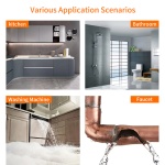 Ασύρματος ανιχνευτής πλημμύρας W020 για συναγερμούς, 433MHz eV1527 - Image 3