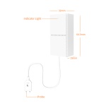 Ασύρματος ανιχνευτής πλημμύρας W020 για συναγερμούς, 433MHz eV1527 - Image 4