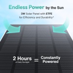 BOTSLAB smart ηλιακή κάμερα W313, 3MP/2K, WiFi, PTZ, SD, 5200mAh, IP65 - Image 3