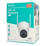 BOTSLAB smart ηλιακή κάμερα W313, 3MP/2K, WiFi, PTZ, SD, 5200mAh, IP65 - Image 4