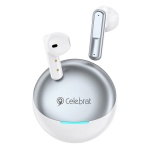CELEBRAT earphones με θήκη φόρτισης W61, True Wireless, 13mm, 25/200mAh, λευκά