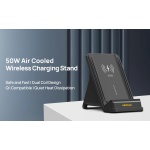 ULEFONE ασύρματος φορτιστής & βάση smartphone WCS01, 50W, μαύρος - Image 2