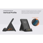 ULEFONE ασύρματος φορτιστής & βάση smartphone WCS01, 50W, μαύρος - Image 4