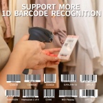 GTCODESTAR barcode scanner X-620F, 1D, ενσύρματο & ασύρματο, 800mAh, μαύρο - Image 3