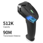 GTCODESTAR barcode scanner X-620F, 1D, ενσύρματο & ασύρματο, 800mAh, μαύρο - Image 5