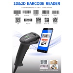 GTCODESTAR barcode scanner X-760H, 1D & 2D, ενσύρματο, μαύρο - Image 3
