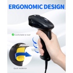 GTCODESTAR barcode scanner X-760H, 1D & 2D, ενσύρματο, μαύρο - Image 5